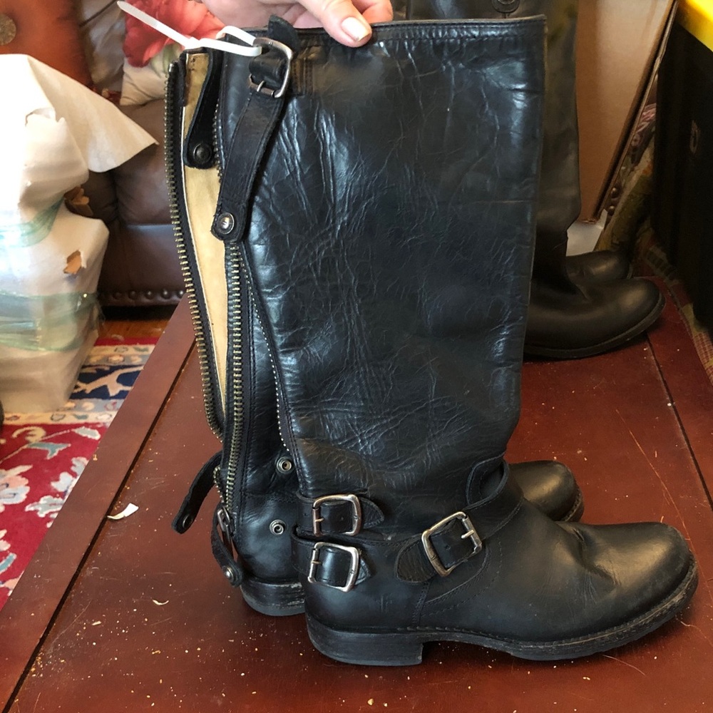 FRYE AND CO. Black Heeled Boots